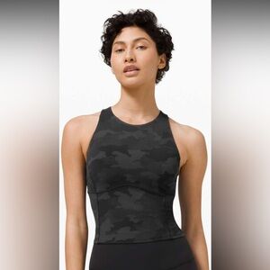 Lululemon Key to Balance Tank Heritage 365 Camo Deep Coal Multi Size 4
